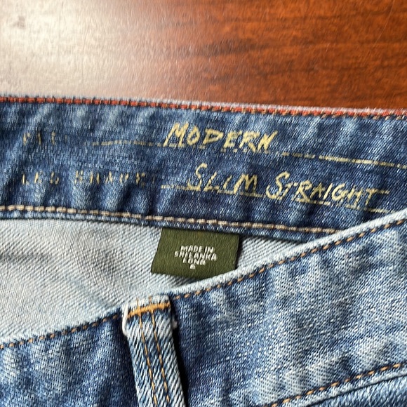 Eddie Bauer Modern Slim Straight Jean Long - Picture 2 of 6